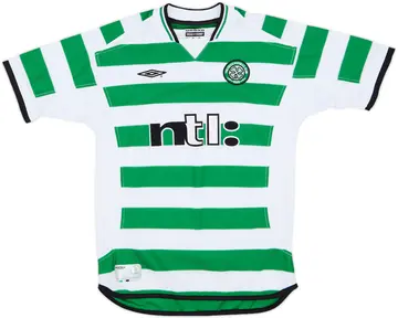 2001-03 Celtic Home Shirt - 10/10 - (M.Boys)