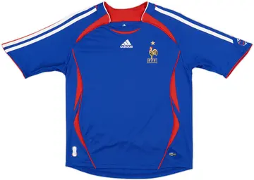 2006-07 France Home Shirt - 10/10 - (M.Boys)