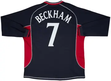 2000-01 Manchester United Third L/S Shirt Beckham #7 - 10/10 - (XXL)