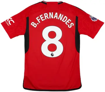 2023-24 Manchester United Home Shirt B.Fernandes #8 - 10/10 - (S)
