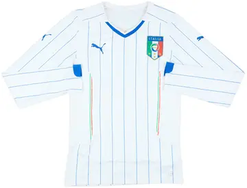 2014-15 Italy Player Issue ACTV Away L/S Shirt - 10/10 - (XL)