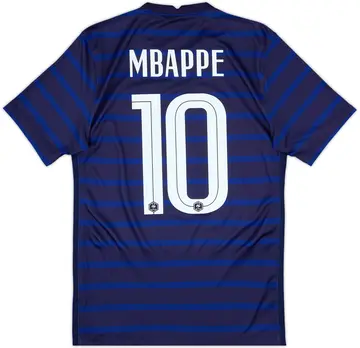2020-21 France Home Shirt Mbappe #10 - 10/10 - (S)