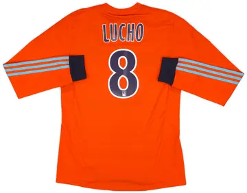 2011-12 Olympique Marseille Player Issue Formotion Third L/S Shirt Lucho #8 (L)