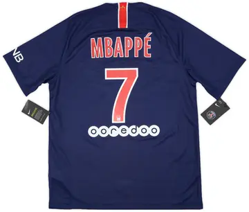 2018-19 Paris Saint-Germain Home Shirt Mbappe #7 (L)