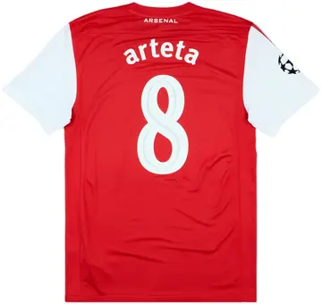 2011-12 Arsenal Home Shirt Arteta #8 - 10/10 - (M)