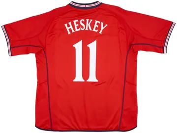 2002-04 England Away Shirt Heskey #11 - 10/10 - (XL)