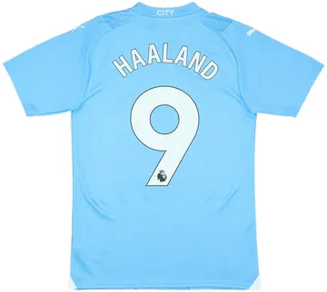 2024-25 Manchester City Home Shirt Haaland #9 - 10/10 - (S)