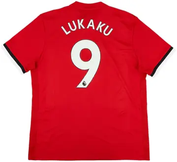 2017-18 Manchester United Home Shirt Lukaku #9 (L)