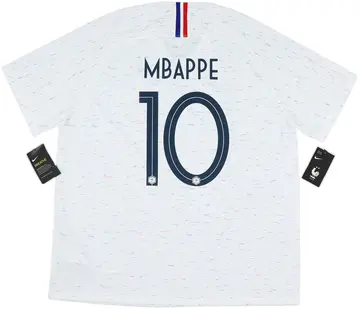 2018 France Away Shirt Mbappe #10 (XXL)
