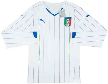 2014-15 Italy Player Issue Away L/S Shirt (XXL)
