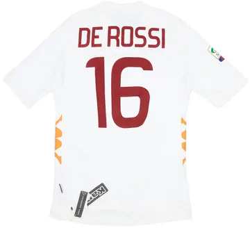 2011-12 Roma Away Shirt De Rossi #16 (L)