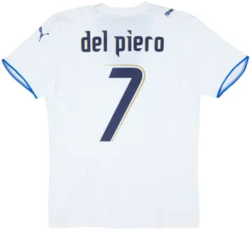 2006 Italy Away Shirt Del Piero #7 (L)