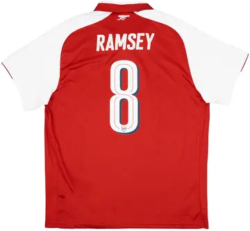 2017-18 Arsenal Home Shirt Ramsey #8 (XL)