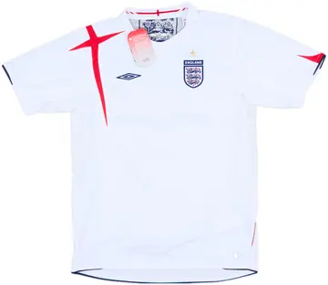 2005-07 England Home Shirt (XL.Boys)