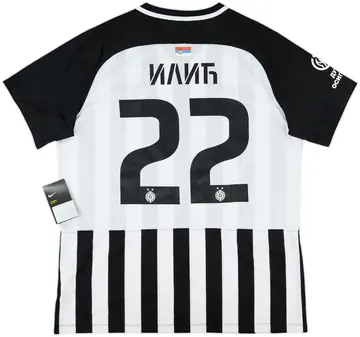 2018-19 Partizan Belgrade Home Shirt Ilic #22 (XL)