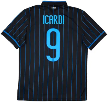 2014-15 Inter Milan Home Shirt Icardi #9 - 10/10 - (M)