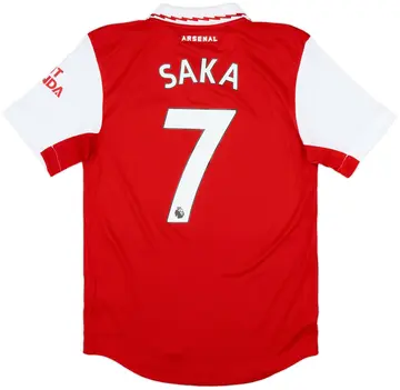 2022-23 Arsenal Authentic Home Shirt Saka #7 (S)