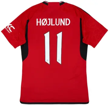2023-24 Manchester United Home Shirt Hojlund #11 - 10/10 - (M)
