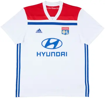 2018-19 Lyon Home Shirt - 10/10 - (XL)