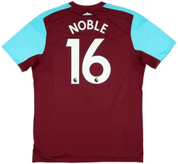 2017-18 West Ham Home Shirt Noble #16 - 10/10 - (XL)