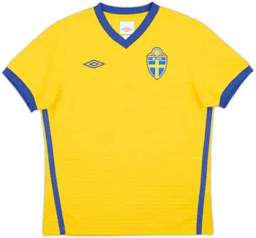2010-11 Sweden Home Shirt - 10/10 - (M.Boys)