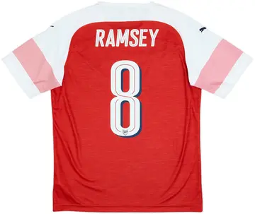 2018-19 Arsenal Home Shirt Ramsey #8 - 10/10 - (M)