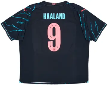 2023-24 Manchester City Third Shirt Haaland #9 - 10/10 - (XXL)