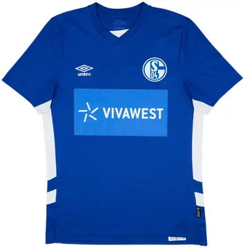 2021-22 Schalke Home Shirt - 10/10 - (M)