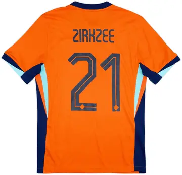 2024 Netherlands Home Shirt Zirkzee #21 - 10/10 - (S)