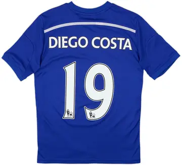 2014-15 Chelsea Home Shirt Diego Costa #19 - 10/10 - (L.Boys)