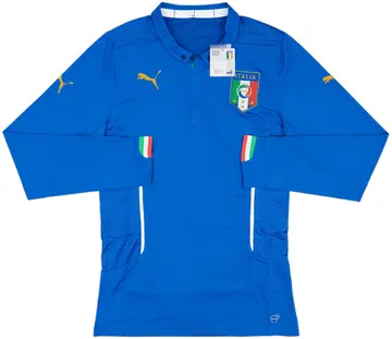 2014-15 Italy Player Issue Home L/S Shirt (XXL)