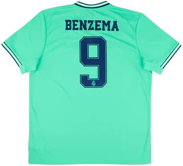 2019-20 Real Madrid Third Shirt Benzema #9 (XL)