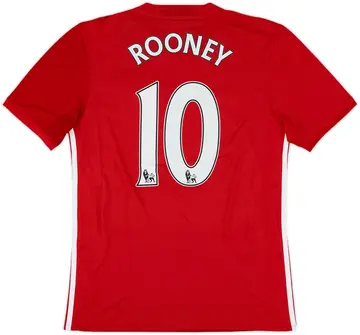 2016-17 Manchester United Home Shirt Rooney #10 (S)