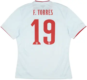 2014-15 Atletico Madrid Player Issue Away Shirt F. Torres #19 (XL)