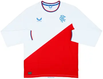 2022-23 Rangers Away L/S Shirt - 10/10 - (XL)