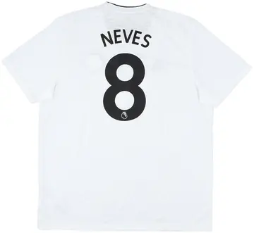 2018-19 Wolves Away Shirt Neves #8 - 10/10 - (XL)