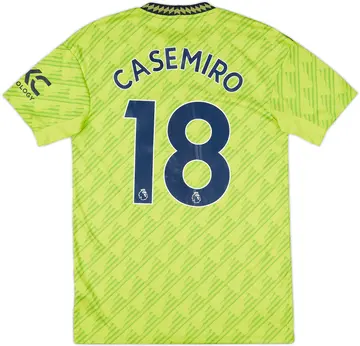 2022-23 Manchester United Third Shirt Casemiro #18 - 10/10 - (S)