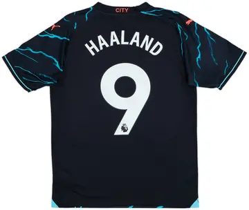 2023-24 Manchester City Third Shirt Haaland #9 - 10/10 - (M)