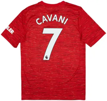 2020-21 Manchester United Home Shirt Cavani #7 - 10/10 - (XL.Boys)
