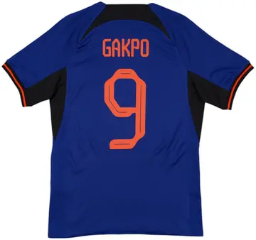 2022-24 Netherlands Away Shirt Gakpo #9 - 10/10 - (S)