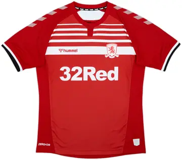 2019-20 Middlesbrough Home Shirt - 10/10 - (M)