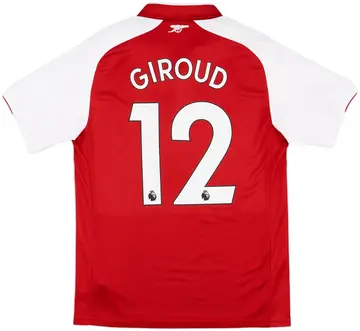 2017-18 Arsenal Home Shirt Giroud #12 - 10/10 - (S)