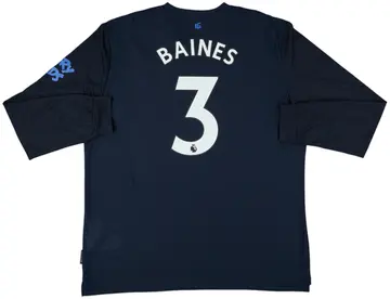 2019-20 Everton Third L/S Shirt Baines #3 - 10/10 - (3XL)