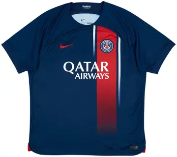 2023-24 Paris Saint-Germain Home Shirt - 10/10 - (XL)