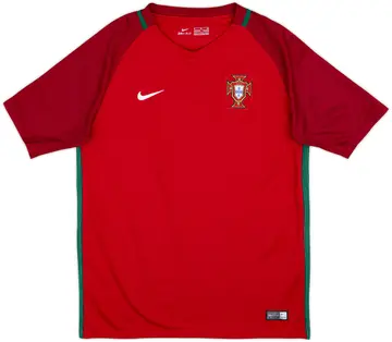 2016-18 Portugal Home Shirt - 10/10 - (XL.Boys)