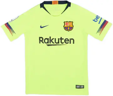 2018-19 Barcelona Away Shirt - 10/10 - (S.Boys)