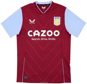 2022-23 Aston Villa Home Shirt - 10/10 - (M)