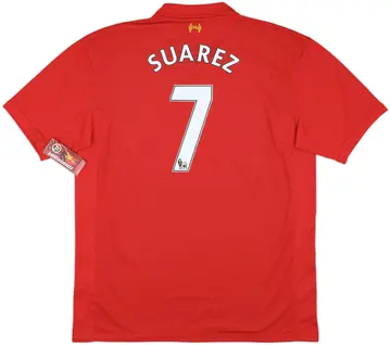 2012-13 Liverpool Home Shirt Suarez #7 (3XL)