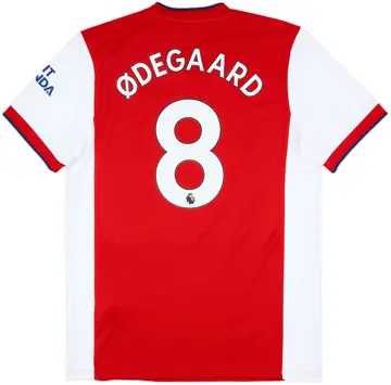 2021-22 Arsenal Home Shirt Odegaard #8 (L)