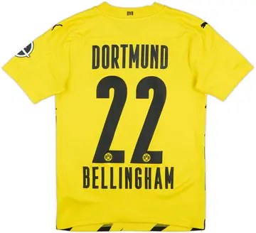 2020-21 Borussia Dortmund Home Shirt Bellingham #22 - 10/10 - (XS)
